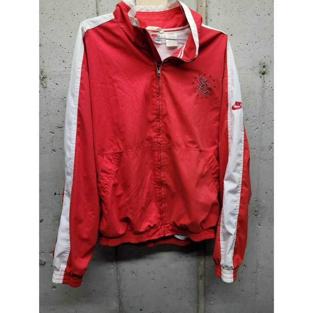 Vintage Nike Supreme Court Tennis Jacket Retro  Red Men's L